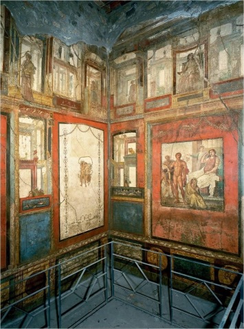 Pompeii, House of the Vettii, Ixion Room, c. AD 65